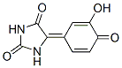 Hydantoin, 5-(3-hydroxy-4-oxo-2,5-cyclohexadien-1-ylidene)- (7CI) CAS#: 90418-78-3