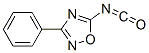 Isocyanic acid, 3-phenyl-1,2,4-oxadiazol-5-yl ester (7CI) CAS#: 90484-03-0