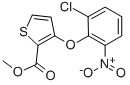 METHYL 3-(2-CHLORO-6-NITROPHENOXY)-2-THIOPHENECARBOXYLATE CAS#: 91041-19-9