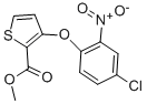 METHYL 3-(4-CHLORO-2-NITROPHENOXY)THIOPHENE-2-CARBOXYLATE CAS#: 91041-13-3