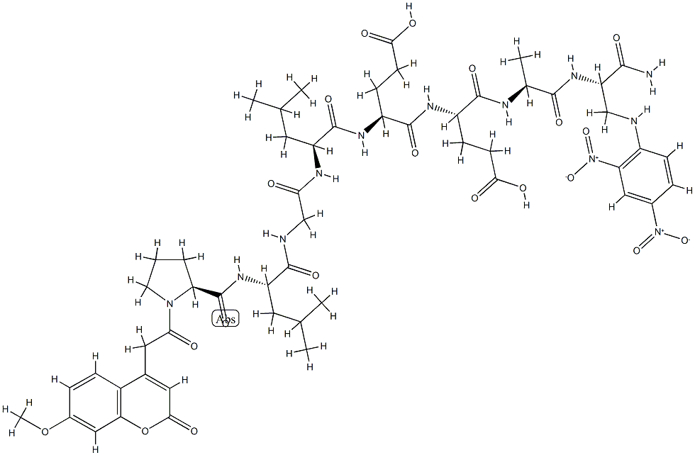 Mca-Pro-Leu-Gly-Leu-Glu-Glu-Ala-Dap(Dnp)-NH2 CAS#: 891198-38-2