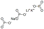 Metaphosphoric acid, lithium potassium sodium salt CAS#: 90604-99-2