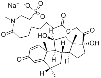 Methylprednisolone suleptanate monosodium salt CAS#: 90350-40-6