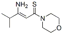 Morpholine, 4-(3-amino-4-methyl-1-thioxo-2-pentenyl)- (9CI) CAS#: 97309-69-8
