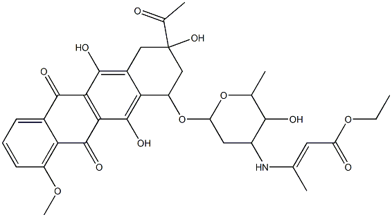 N-(1-carboethoxylpropen-1-y-2)daunorubicin CAS#: 95897-98-6