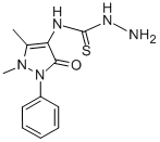 N-(1,5-DIMETHYL-3-OXO-2-PHENYL-2,3-DIHYDRO-1H-PYRAZOL-4-YL)HYDRAZINECARBOTHIOAMIDE CAS#: 96447-49-3