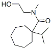 N-(2-hydroxyethyl)-1-isopropyl-N-methylcycloheptanecarboxamide CAS#: 93942-73-5