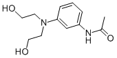 N-(3-Bis(2-hydroxyethylamino)phenyl)acetamide CAS#: 92-02-4