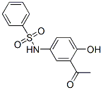 N-(3-acetyl-4-hydroxyphenyl)benzenesulphonamide CAS#: 94094-58-3