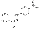 N-(4-Nitrophenyl)benzenecarbohydrazonoylbromide CAS#: 962-13-0