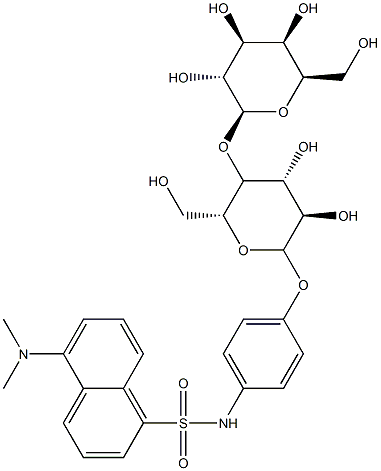 N-(5-dimethylaminonaphthalene-1-sulfonyl)-4-aminophenyl-beta-lactoside CAS#: 94367-65-4