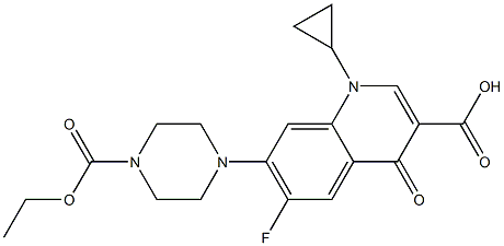 N-Ethoxycarbonyl Ciprofloxacin CAS#: 93594-29-7