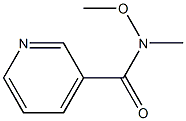 N - Methoxy - N - Methylpyridine - 3 - carboxaMide CAS#: 95091-91-1