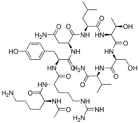 N-acetyl-lysyl-arginyl-tyrosyl-asparaginyl-leucyl-threonyl-seryl-valinamide CAS#: 92355-86-7