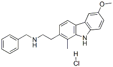 N-benzyl-6-methoxy-1-methyl-9H-carbazole-2-ethylamine monohydrochloride CAS#: 93841-56-6
