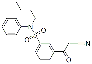 N-butyl-3-(cyanoacetyl)-N-phenylbenzenesulphonamide CAS#: 94158-19-7