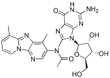 N-(guanosin-8-yl)-3-N-acetylamino-4,6-dimethyldipyrido(1,2-a-3',2'-d)imidazole CAS#: 96304-57-3
