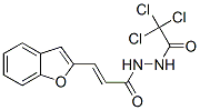NBETA2BENZOFURANYLACRYLOYLTRICHLOROACETOHYDRAZIDE CAS#: 93641-38-4