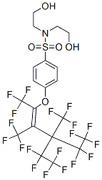 N,N-bis(2-hydroxyethyl)-4-[[4,4,5,5,5-pentafluoro-3-(pentafluoroethyl)-1,2,3-tris(trifluoromethyl)pent-1-enyl]oxy]benzenesulphonamide CAS#: 93819-97-7