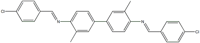 N,N'-bis(4-chlorobenzylidene)-3,3'-dimethyl-4,4'-biphenyldiamine CAS#: 95114-05-9