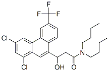 N,N-dibutyl-1,3-dichloro-.beta.-hydroxy-6-(trifluoromethyl)phenanthren-9-propanamide CAS#: 94133-70-7