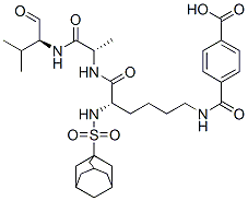 N(alpha)-(1-adamantanesulfonyl)-N(epsilon)-(4-carboxybenzoyl)lysyl-alanyl-valinal CAS#: 97143-05-0