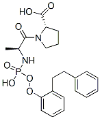 N(alpha)-((2-phenylethyl)phenoxyphosphoryl)alanylproline CAS#: 97280-48-3