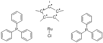 PENTAMETHYLCYCLOPENTADIENYLBIS(TRIPHENY& CAS#: 92361-49-4