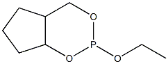 Phosphorous acid, ethyl ester, cyclic ester with 2-hydroxycyclopentanemethanol (7CI) CAS#: 92383-79-4
