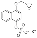 Potassium 1-(2,3-Epoxypropoxy)-4-naphthol Sulfate CAS#: 95648-12-7