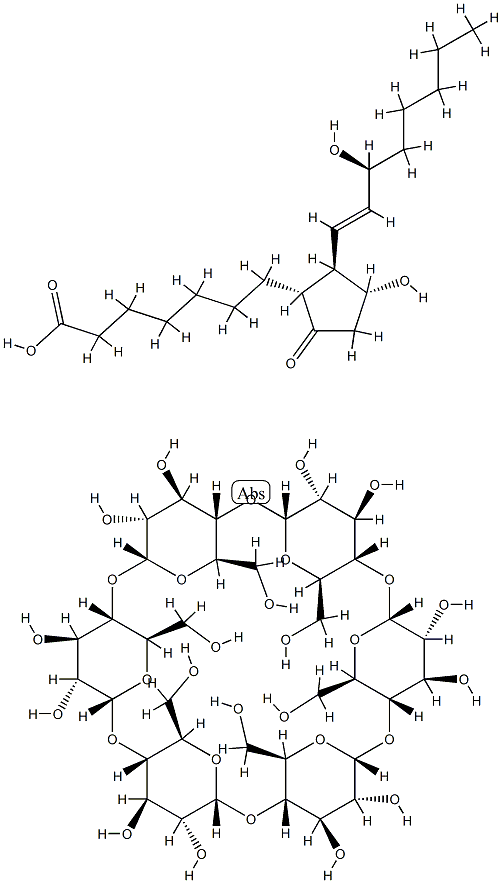 Prostaglandin E1 ALPHA-cyclodextrin clathrate compound CAS#: 93591-00-5