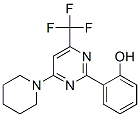 Pyrimidine, 2-(2-hydroxyphenyl)-4-piperidino-6-trifluoromethyl- CAS#: 93181-89-6
