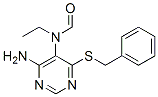 Pyrimidine, 4-amino-6-benzylthio-5-(N-ethylformamido)- CAS#: 92296-30-5