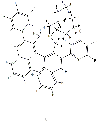 (R)-4,4-DIBUTYL-2,6-BIS(3,4,5-TRIFLUOROPHENYL)-4,5-DIHYDRO-3H-DINAPHTHO[7,6,1,2-CDE]AZEPINIUM BROMIDE CAS#: 887938-70-7