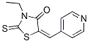 Rhodanine, 3-ethyl-5-(4-pyridylmethylene)- CAS#: 91137-88-1