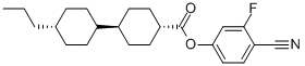 TRANS,TRANS-4-CYANO-3-FLUOROPHENYL-4''-PROPYL-BICYCLOHEXYL-4-CARBOXYLATE CAS#: 94353-26-1