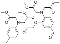 Tetramethyl 5-Formyl-5'-Methyl Bis-(2-Aminophenoxymethylene)-N,N,N',N'-Tetraacetate CAS#: 96315-11-6