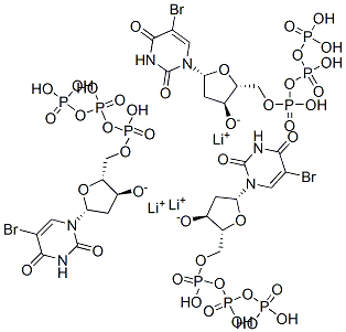 Uridine 5'-(tetrahydrogen triphosphate), 5-bromo-2'-deoxy-, trilithium salt CAS#: 93882-10-1