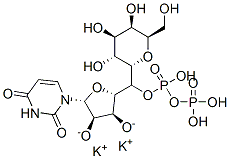 Uridine 5'-(trihydrogen diphosphate), mono-alpha-d-galactopyranosyl ester, dipotassium salt CAS#: 94481-69-3