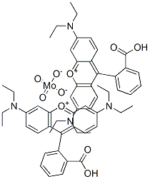 Xanthylium, 9-(2-carboxyphenyl)-3,6-bis(diethylamino)-, molybdate CAS#: 97191-99-6