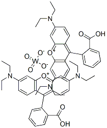 Xanthylium, 9-(2-carboxyphenyl)-3,6-bis(diethylamino)-, tungstate CAS#: 97171-89-6