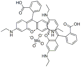 Xanthylium, 9-(2-carboxyphenyl)-3,6-bis(ethylamino)-, molybdate CAS#: 97171-87-4