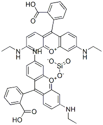 Xanthylium, 9-(2-carboxyphenyl)-3,6-bis(ethylamino)-, silicate CAS#: 97171-85-2
