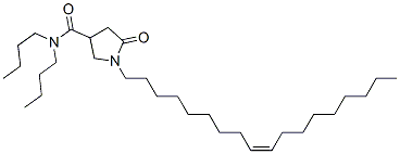 (Z)-N,N-dibutyl-1-(octadec-9-enyl)-5-oxopyrrolidine-3-carboxamide CAS#: 93893-27-7