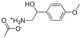 beta-hydroxy-p-methoxyphenethylammonium acetate CAS#: 93981-57-8