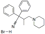 beta-methyl-alpha,alpha-diphenylpiperidine-1-butyronitrile monohydrobromide CAS#: 93942-54-2
