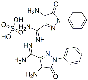 bis(4-amino-4,5-dihydro-5-oxo-1-phenyl-1H-pyrazole-3-carboxamidine) sulphate CAS#: 94200-80-3