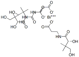 bismuth(3+) (R)-N-(2,4-dihydroxy-3,3-dimethyl-1-oxobutyl)-beta-alaninate CAS#: 93776-76-2