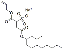 butanedioic acid,sulfo-,4-dodecyl 1-(2-propenyl)ester,sodium salt CAS#: 94227-22-2