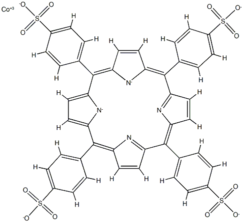 cobalt(III)-tetrakis(4-sulfonatophenyl)porphyrin CAS#: 91629-46-8